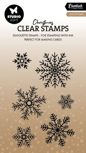 Studio Light - Christmas Clear Stamp - Snowflakes