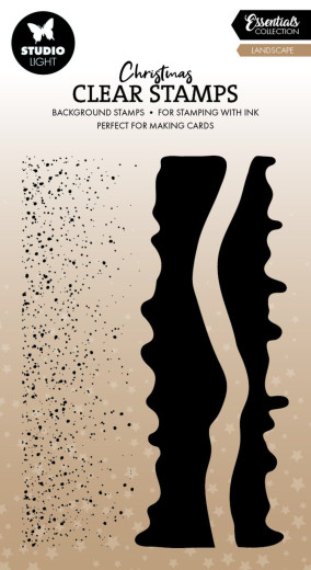 Studio Light - Christmas Clear Stamp - Landscape