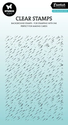 Studio Light - Clear Stamps - Rain Background