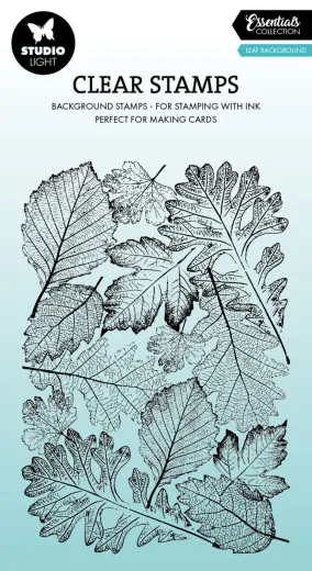 Studio Light - Clear Stamps - Leaf Background
