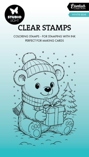 Studio Light - Clear Stamps - Essentials - Winter Bear