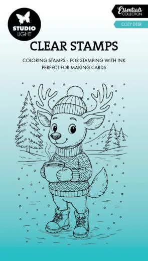 Studio Light - Clear Stamps - Essentials - Cozy Deer