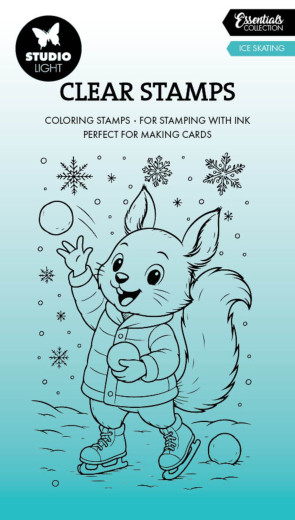 Studio Light - Clear Stamps - Essentials - Ice Skating