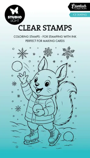Studio Light - Clear Stamps - Essentials - Ice Skating