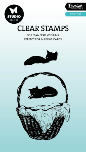 Studio Light - Clear Stamps - Essentials - Cozy Cat