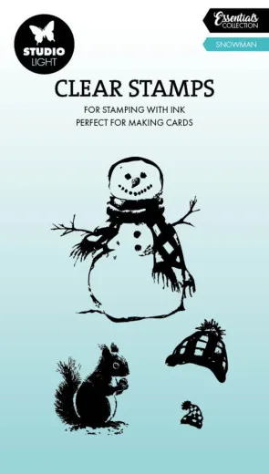 Studio Light - Clear Stamps - Essentials - Snowman