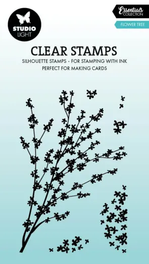 Studio Light - Clear Stamps - Essentials - Flower Tree