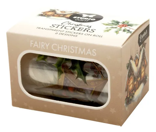 Studio Light - Transparent Stickers on Roll - Fairy Christmas