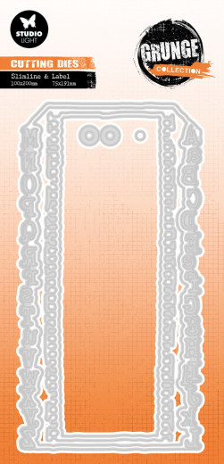 Studio Light - Cutting Dies - Grunge Collection Nr. 898 - Slimline & Label
