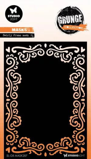 Studio Light - Masks / Stencils - Grunge Collection Nr. 287 - Swirly Frame