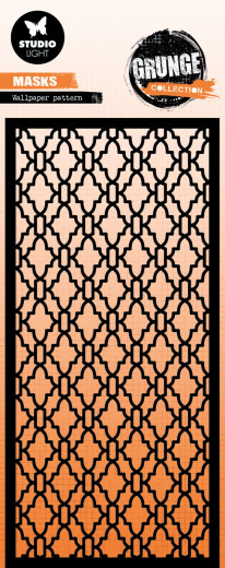 Studio Light - Masks / Stencils - Grunge Collection Nr. 336 - Wallpaper Pattern