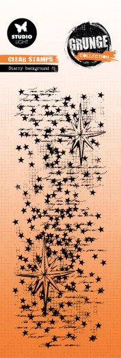 Studio Light Clear Stamps - Grunge Collection Nr. 840 - Starry Background