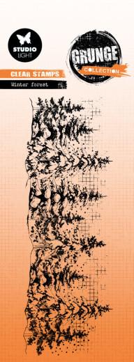Studio Light Clear Stamps - Grunge Collection Nr. 841 - Winter Forest