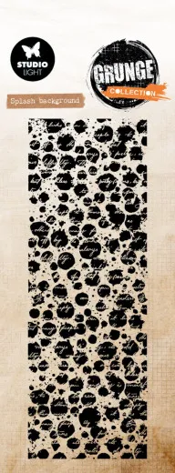 Studio Light - Clear Stamps - Grunge Collection - Splash Background