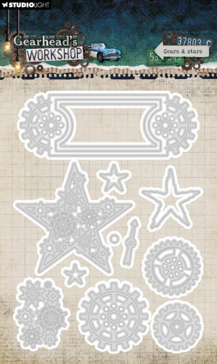 Studio Light - Cutting Dies - Gearhead's Workshop - Gears & Stars