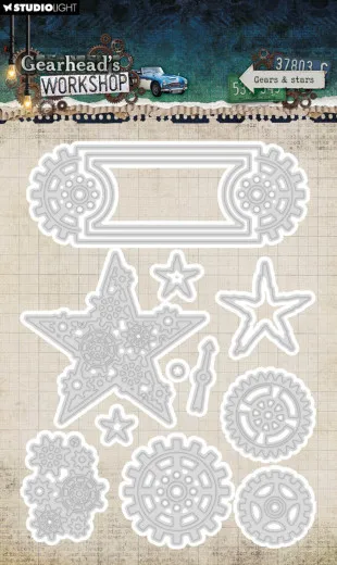 Studio Light - Cutting Dies - Gearhead's Workshop - Gears & Stars
