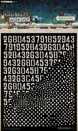 Studio Light - Masks / Stencils - Gearhead's Workshop - Number & Dots