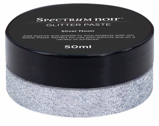 Spectrum Noir Glitter Paste - Silver Moon