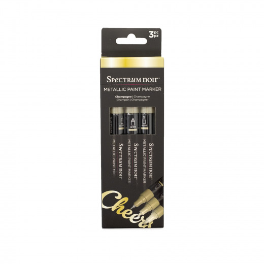 Spectrum Noir - Metallic Paint Marker Set - Champagne