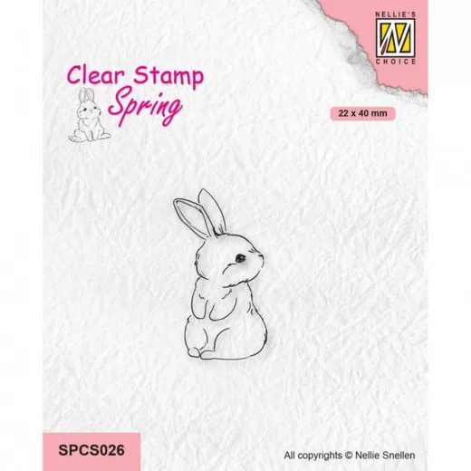 Clear Stamps - Süßes Kaninchen 1