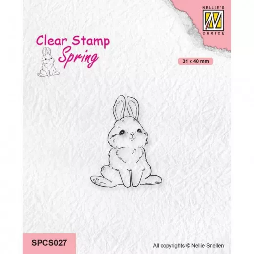 Clear Stamps - Süßes Kaninchen 2