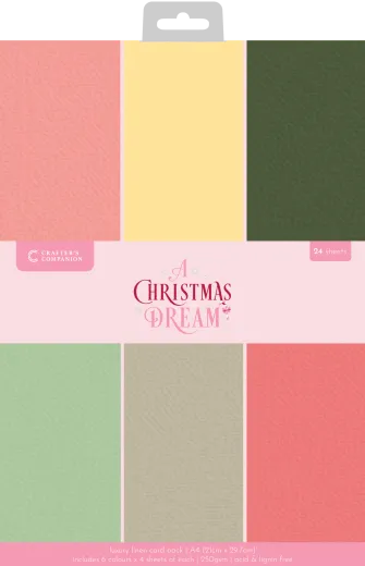 A Christmas Dream - A4 Luxury Linen Cardstock