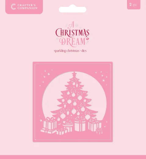 Metal Die - Create-a-Card - A Christmas Dream - Sparkling Christmas