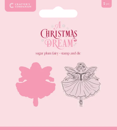 Clear Stamp & Cutting Die - A Christmas Dream - Sugar Plum Fairy