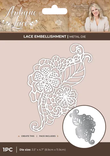 Metal Die - Antique Lace - Lace Embellishment