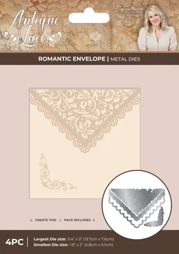 Metal Die - Antique Lace - Romantic Envelope