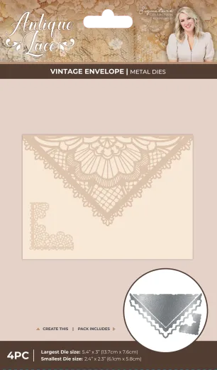 Metal Die - Antique Lace - Vintage Envelope