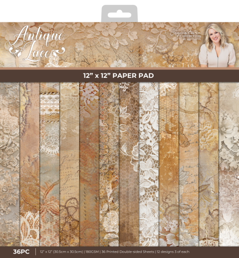 Antique Lace - 12x12 Paper Pad