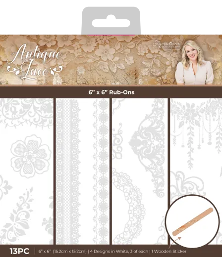 Antique Lace - 6x6 Rub Ons Embellishment