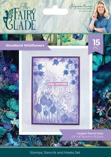 Fairy Glade - Stamps, Stencils & Masks - Woodland Wildflowers