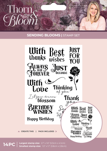 Clear Stamps - Thorn & Bloom - Sending Blooms