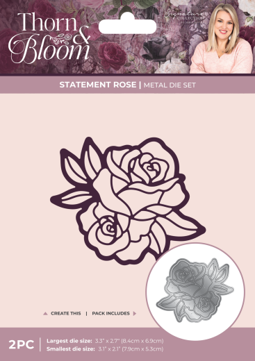 Metal Die - Thorn & Bloom - Statement Rose