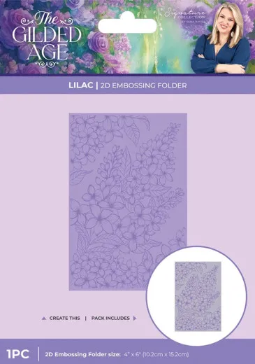Embossing Folder - The Gilded Age - Lilac