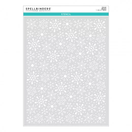 Spellbinders Stencil - Blizzard