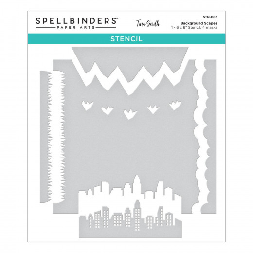 Spellbinders - Stencil - Background Scapes