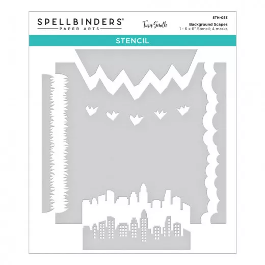 Spellbinders - Stencil - Background Scapes