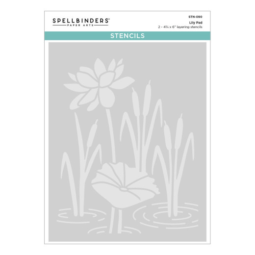 Spellbinders - Stencil - Lily Pad