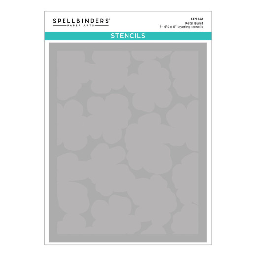 Spellbinders - Layered Stencil - Poppy Song - Petal Burst