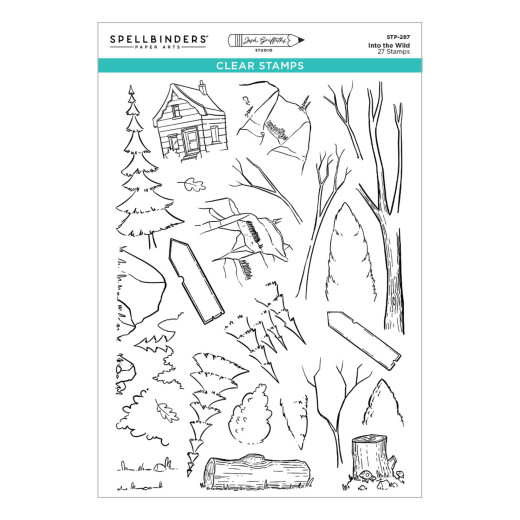 Spellbinders Clear Stamps - Storybook Illustrations - Into the Wild by Josh Griffiths