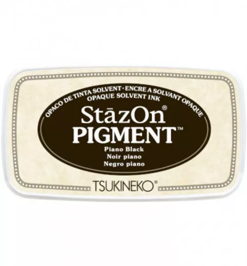 StazOn Pigment Ink Pad - Piano Black