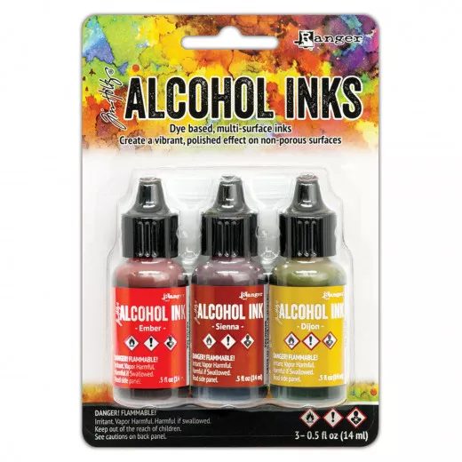 Alcohol Ink Kit - Orange Yellow Spectrum