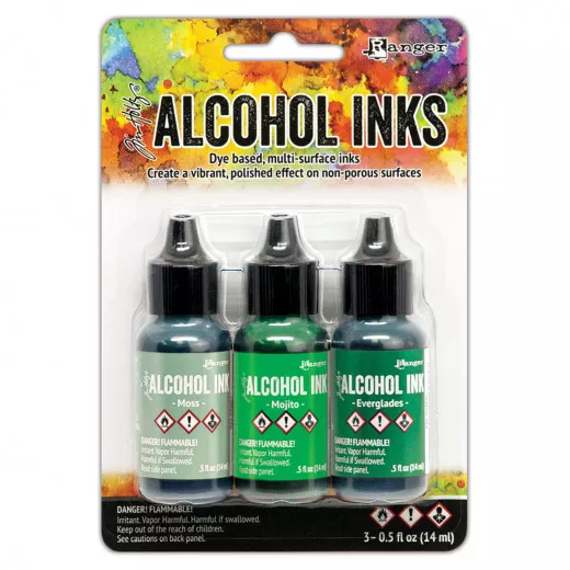 Alcohol Ink Kit - Mint Green Spectrum