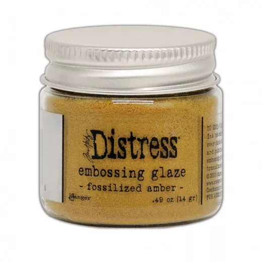 Tim Holtz Distress Embossing Glaze - Fossilized Amber