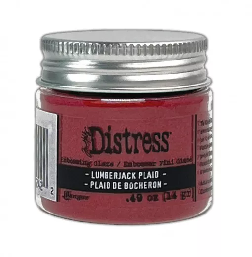 Tim Holtz Distress Embossing Glaze - Lumberjack Plaid