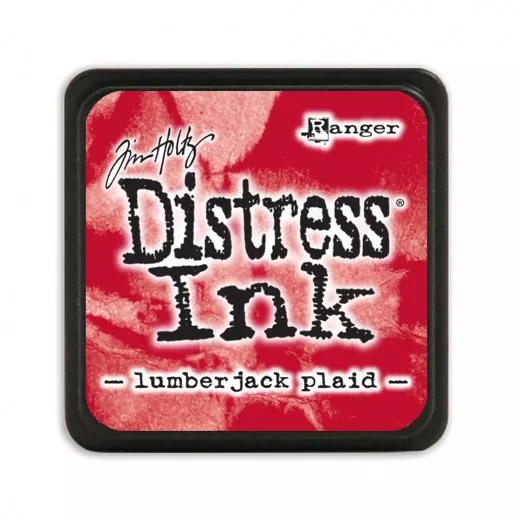 Distress Mini Ink Kissen - Lumberjack Plaid