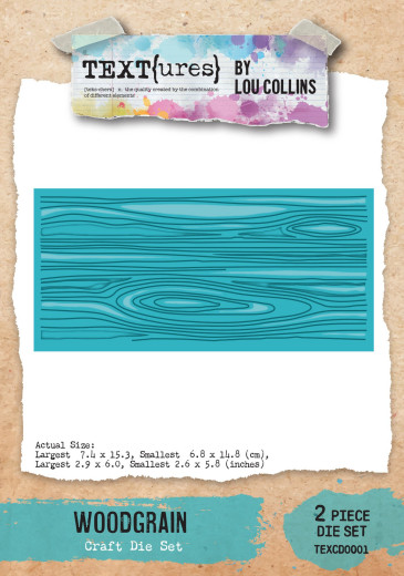 TEXT{ures} - Cutting Dies - Beneath the Brambles - Woodgrain